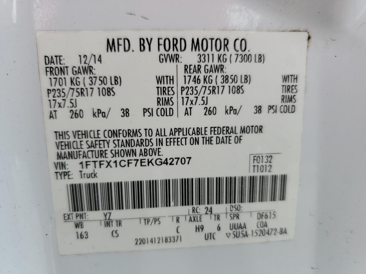 Ford F-150 Super Cab Image 12