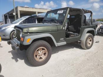  Salvage Jeep Wrangler