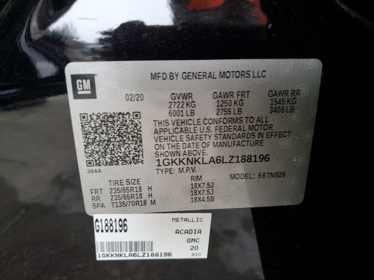 GMC Acadia Sle Image 12