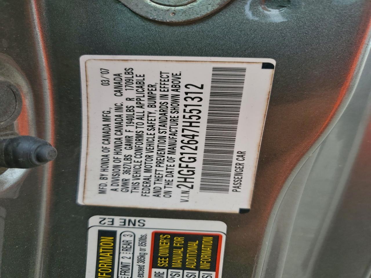 Honda Civic Lx Image 7