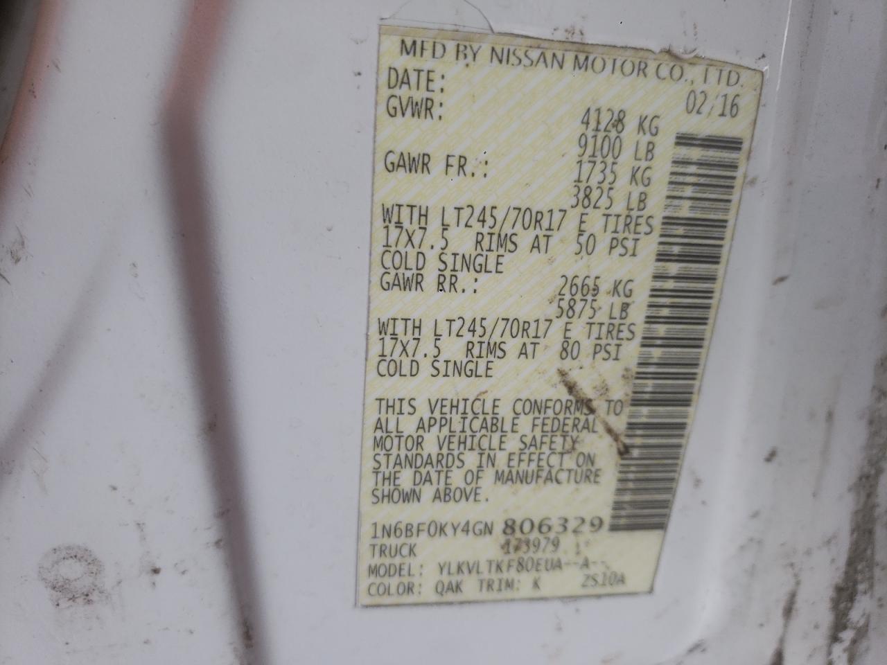 Nissan Nv 1500 S Image 10