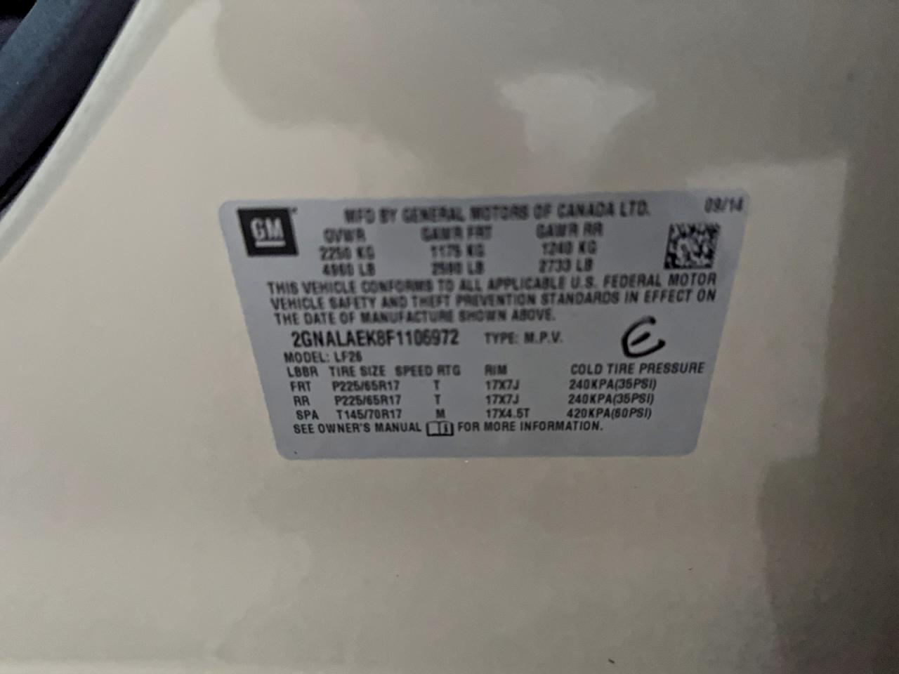 Chevrolet Equinox Ls Image 10