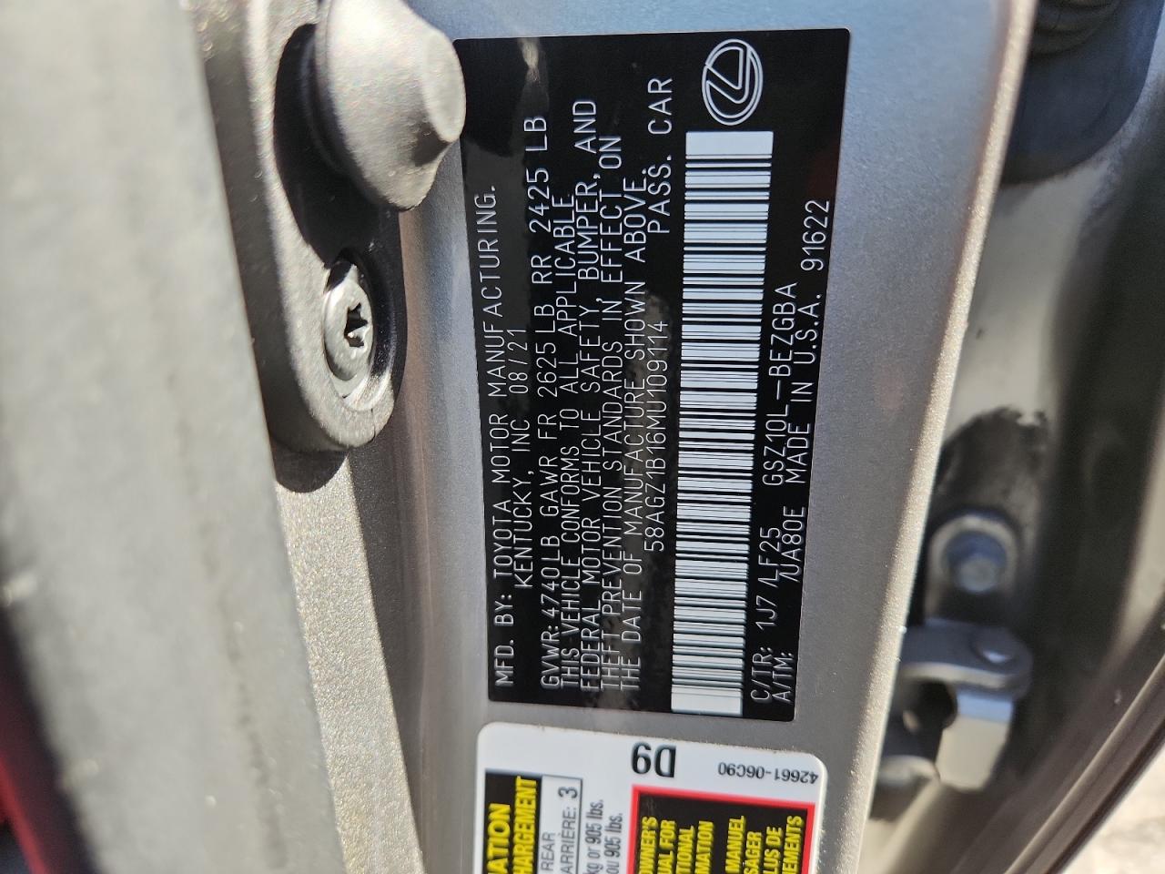 Lexus Es 350 Base Image 13