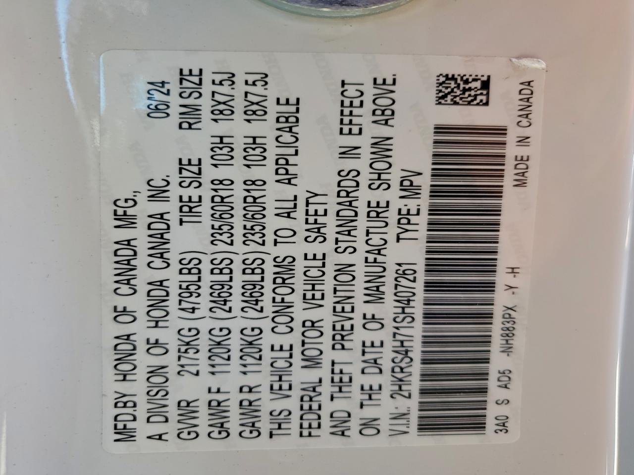 Honda Crv Exl Image 3