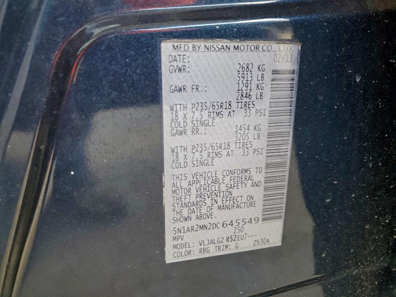 Nissan Pathfinder S Image 13