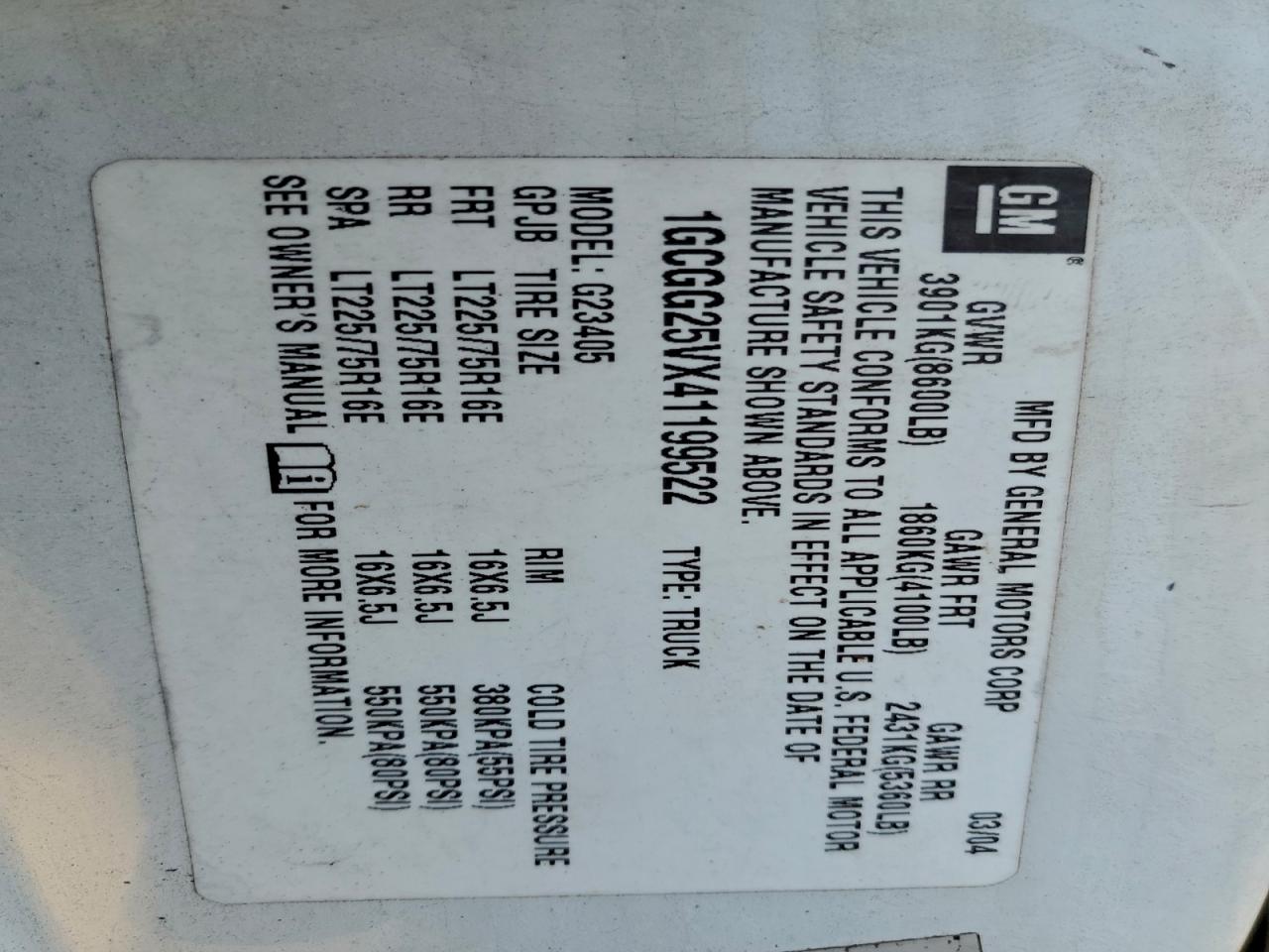 Chevrolet Express Image 7