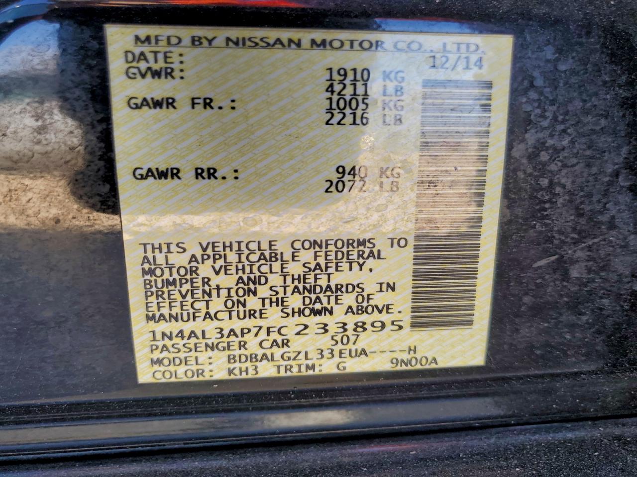 Nissan Altima 2.5 Image 10