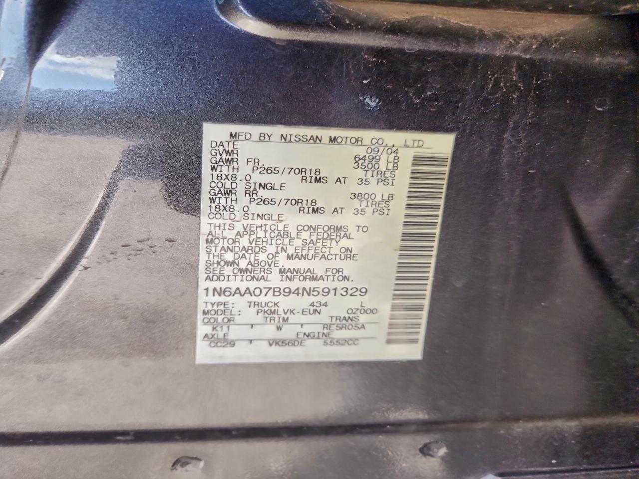 Nissan Titan Xe Image 11