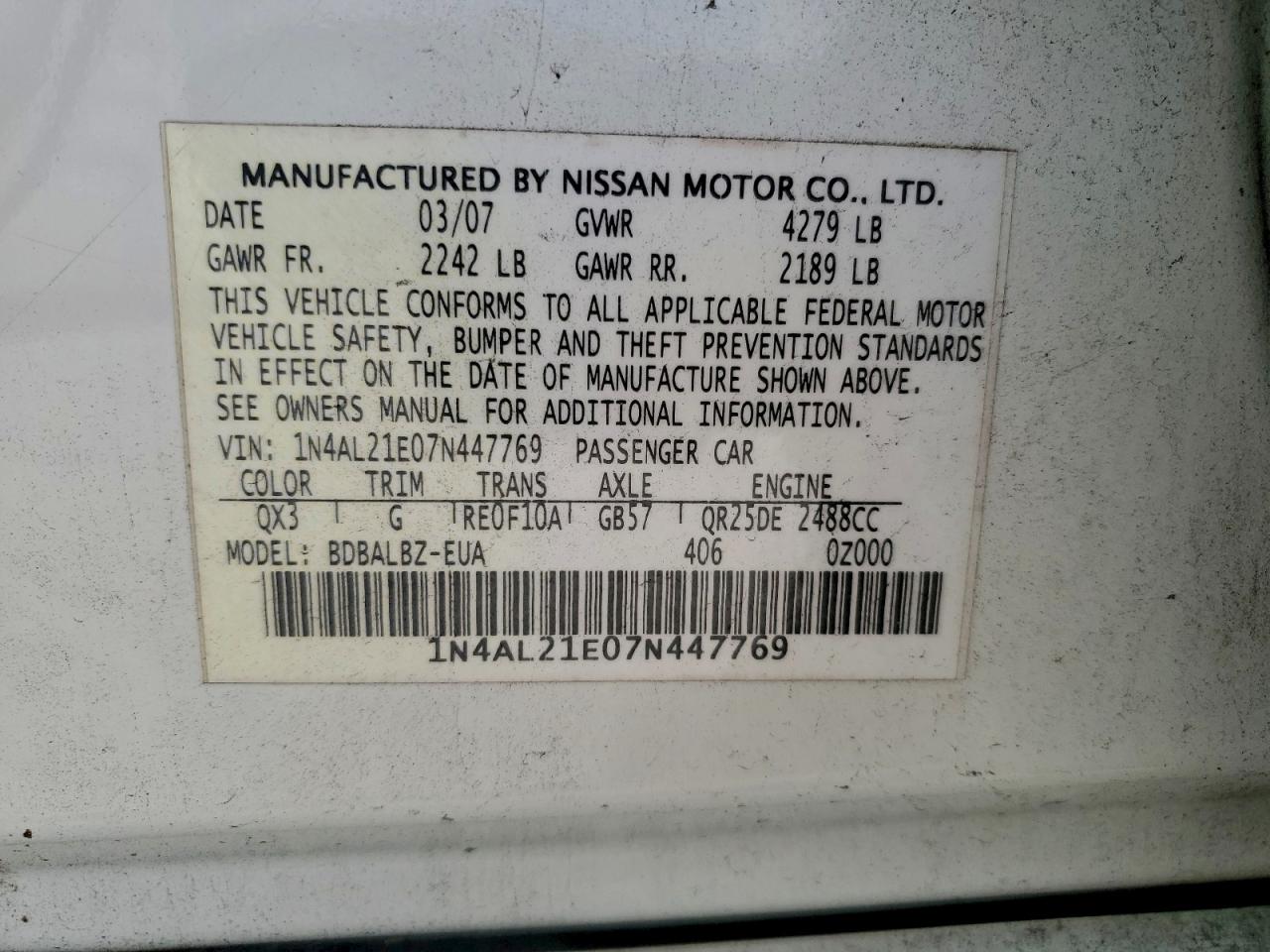 Nissan Altima 2.5 Image 10