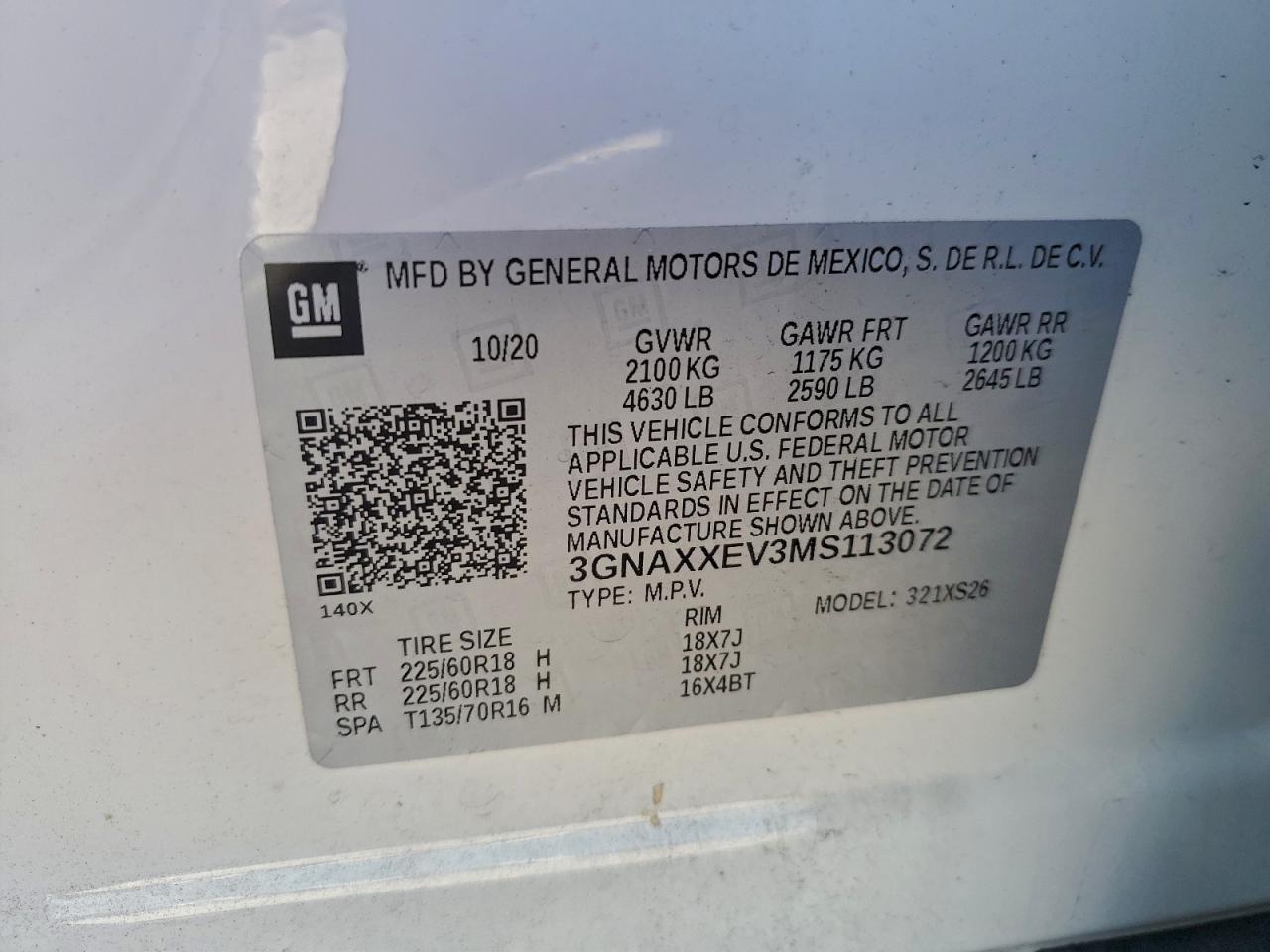 Chevrolet Equinox Premier Image 11