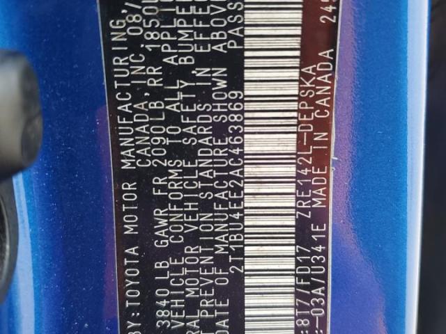 Toyota Corolla Base Image 2