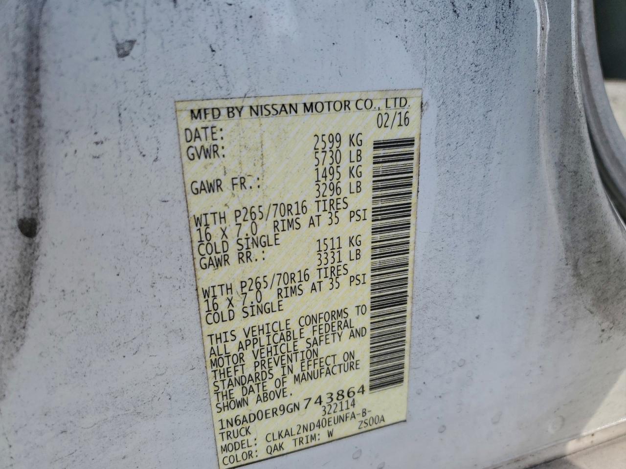 Nissan Frontier S Image 11